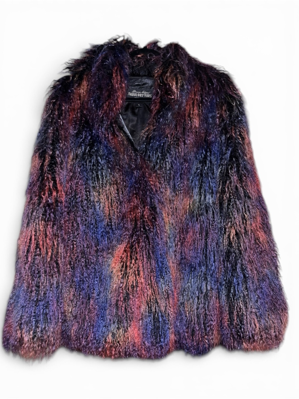 Donna Salyers faux fur coat